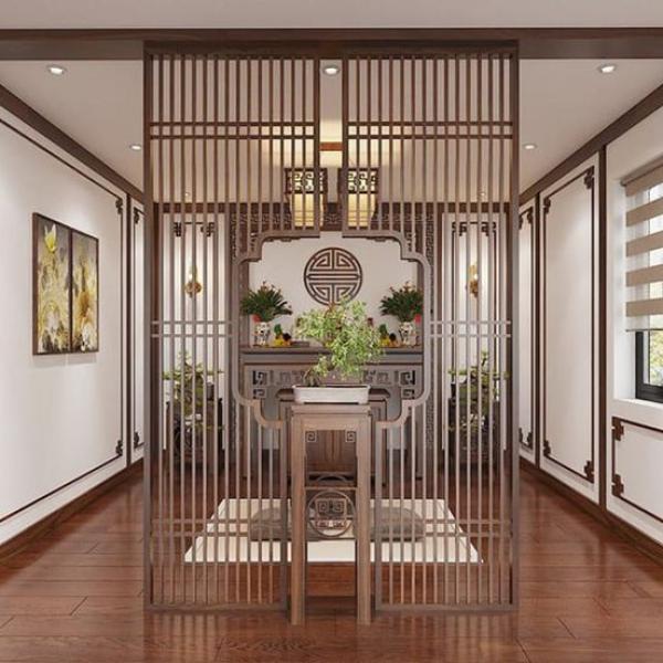 Các mẫu thiết kế phòng thờ phong thủy 2025