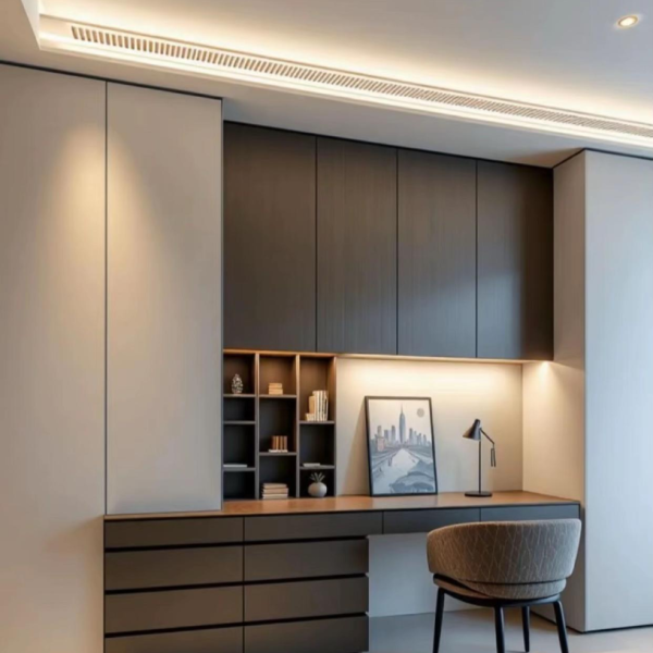 Tủ quần áo kết hợp với bàn tiện nghi, thịnh hành nhất 2025