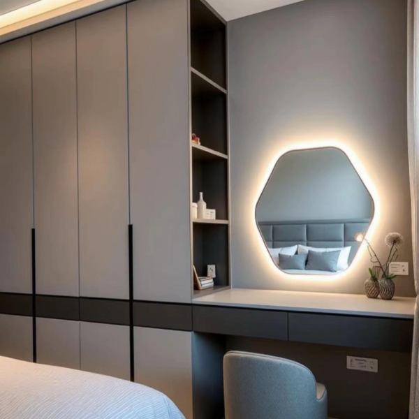 Tủ quần áo kết hợp với bàn tiện nghi, thịnh hành nhất 2025