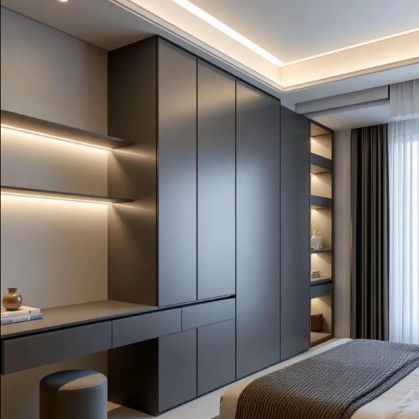 Tủ quần áo kết hợp với bàn tiện nghi, thịnh hành nhất 2025