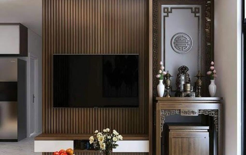 Các mẫu thiết kế phòng thờ phong thủy 2025
